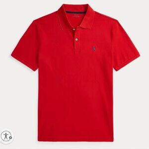 Ralph Lauren Red Polo Shirt Vibrant Classic